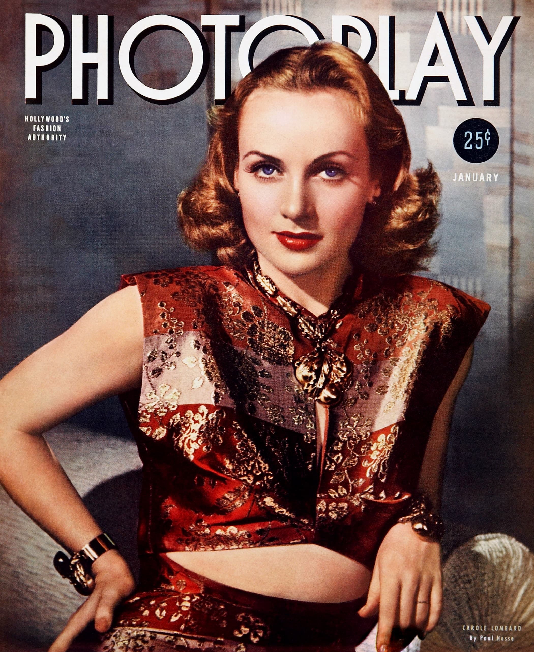 Red Silk Top, Photoplay Cover
